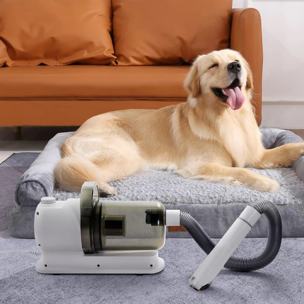 Tieker Pet All-in-One Grooming Vacuum Cleaner Multi-Function Pet Care Machine Set Cat and Dog Grooming Cleaning Hair Combing