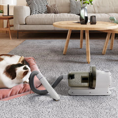Tieker Pet All-in-One Grooming Vacuum Cleaner Multi-Function Pet Care Machine Set Cat and Dog Grooming Cleaning Hair Combing