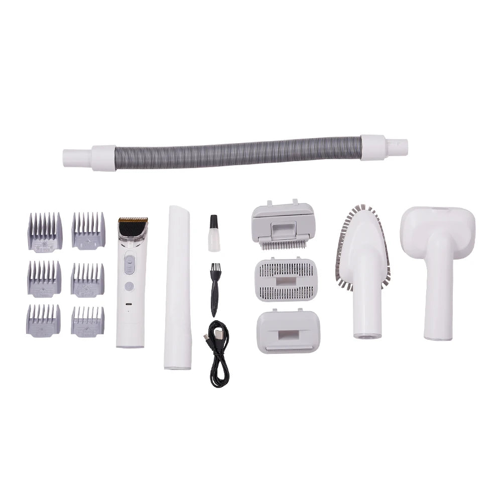 Tieker Pet All-in-One Grooming Vacuum Cleaner Multi-Function Pet Care Machine Set Cat and Dog Grooming Cleaning Hair Combing