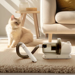 Tieker Pet All-in-One Grooming Vacuum Cleaner Multi-Function Pet Care Machine Set Cat and Dog Grooming Cleaning Hair Combing